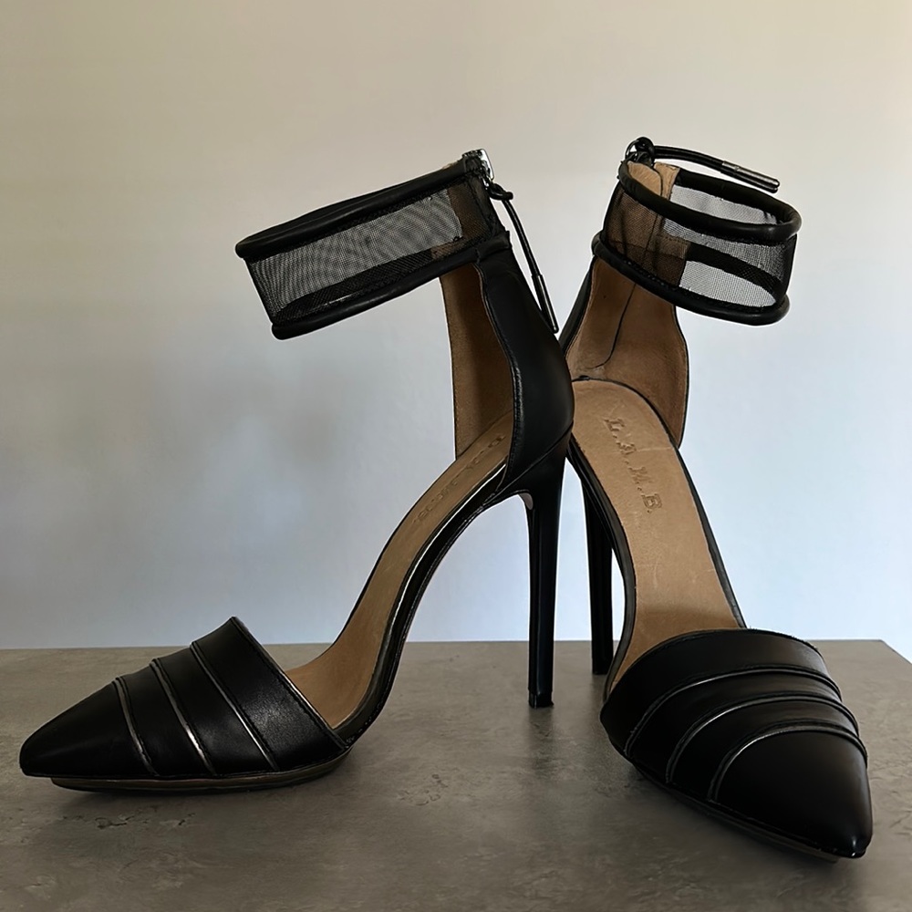 L.A.M.B stiletto heels